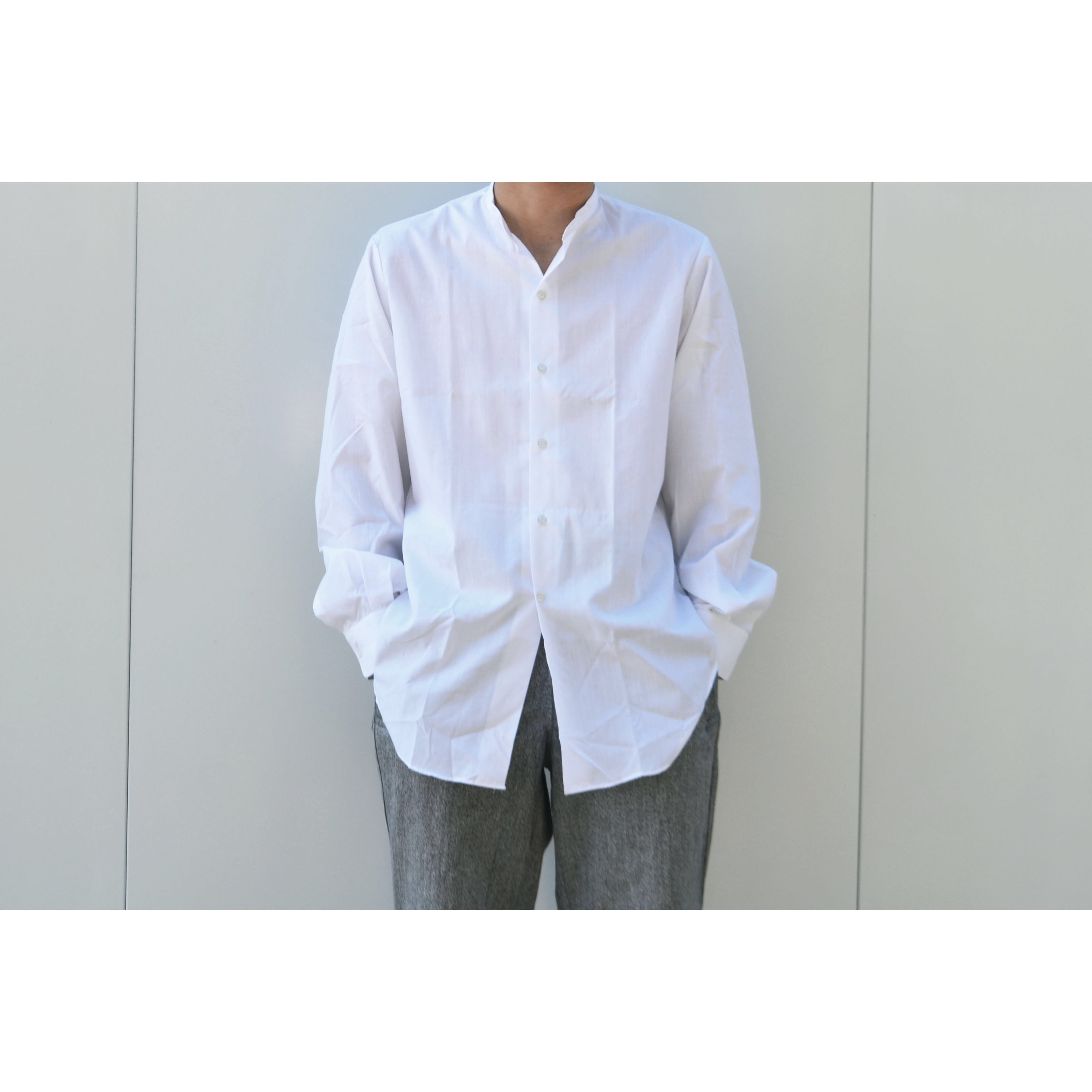 70s Australian Army Band Collar Shirt（オーストラリア軍 バンド ...