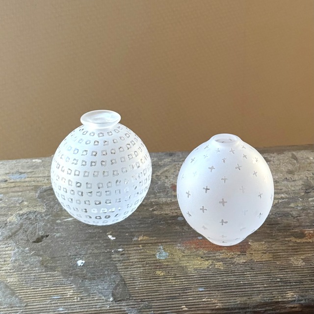 山崎 雄一　一輪挿しS   cross クリア(maru）