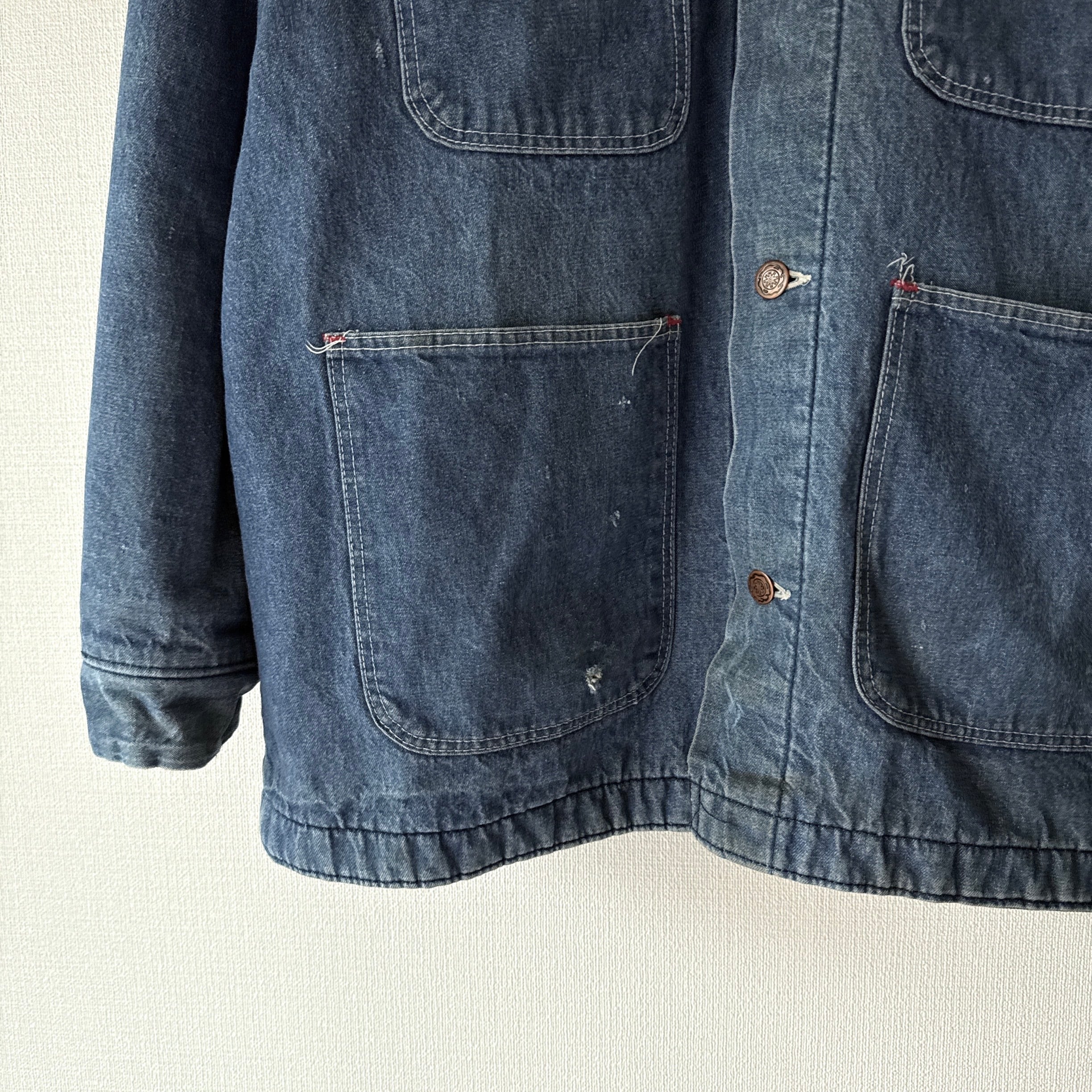 70's~80's BIG BEN Coverall Denim Chore Jacket Made in USA アメリカ