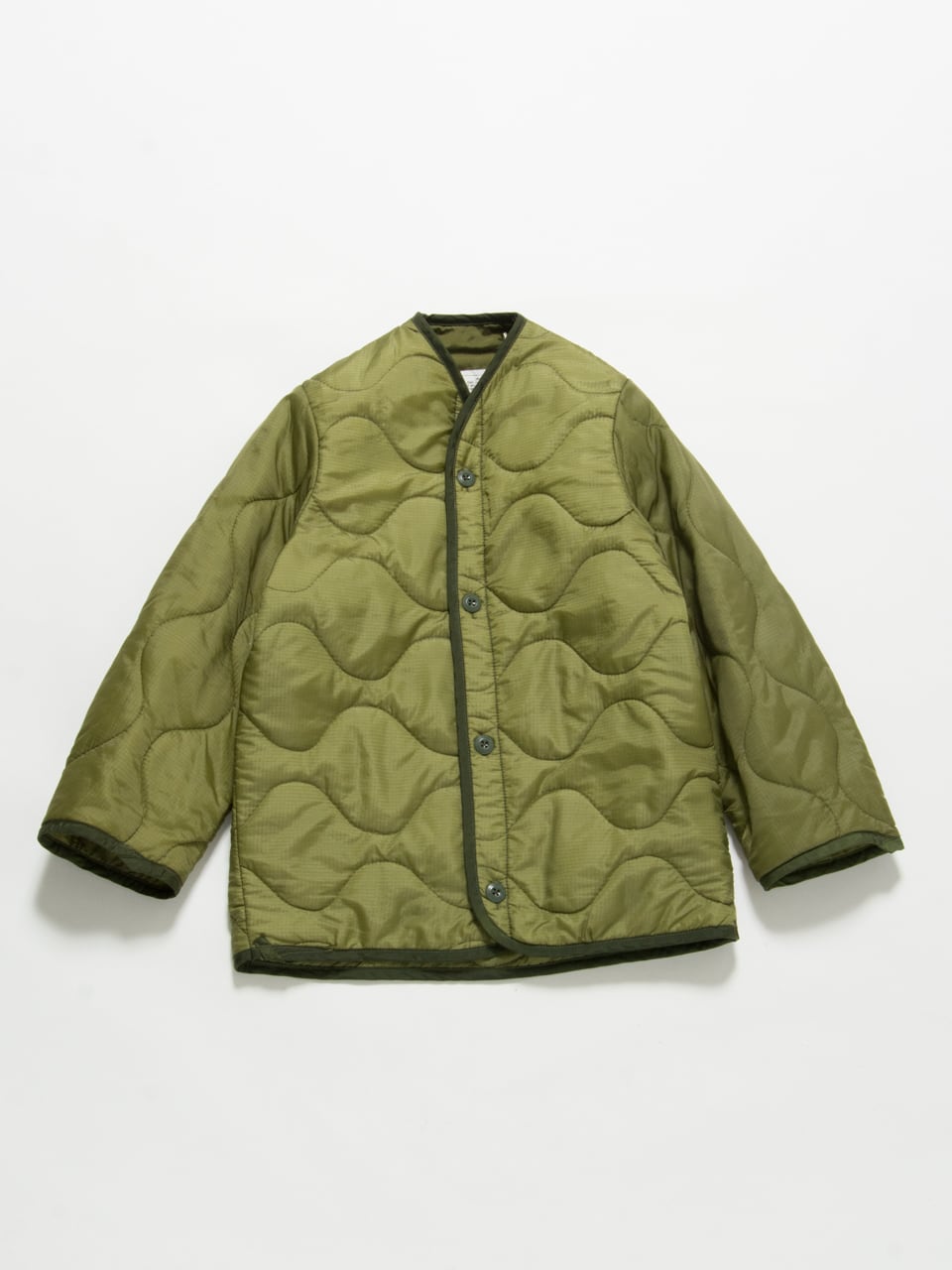 【DEAD STOCK】US Military Cold Weather Coat Liner（デッドストック ミリタリー キルティングライナージャケット オリーブドラブ）1c