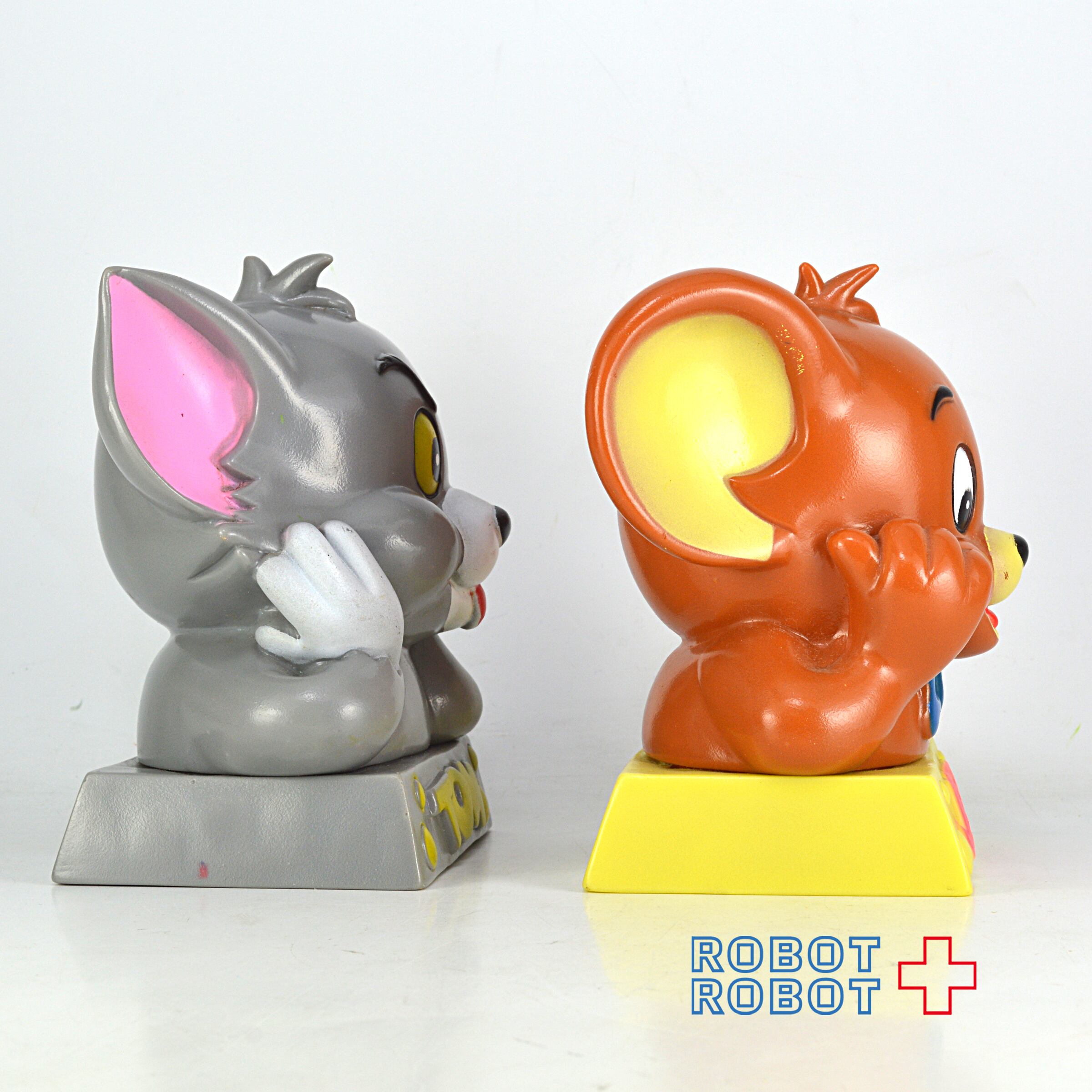 トムとジェリー 両手頬杖 ソフビ貯金箱 セット | ROBOTROBOT