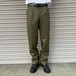 Euro Army Vintage スラックス ユーロ パンツ W76cm ユーロミリタリー ヴィンテージ カーキ系色 ドレスパンツ タック センタープレス