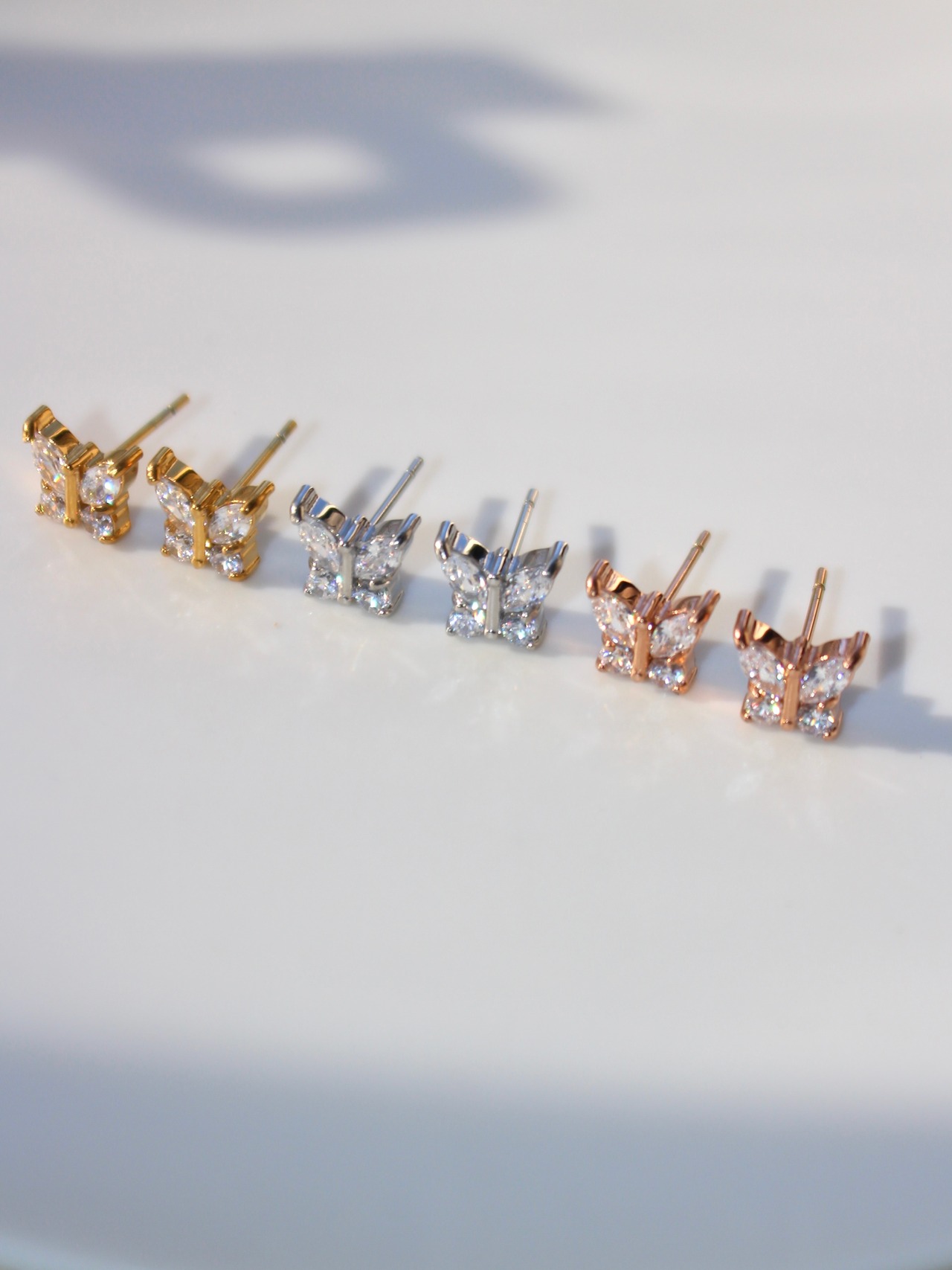 【BOX付きSET】zirconia butterfly