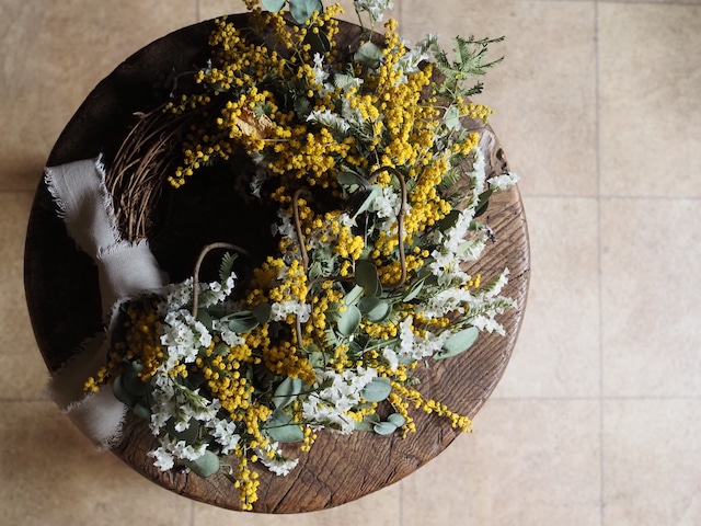 【ミモザドライリース】ハーフリース04