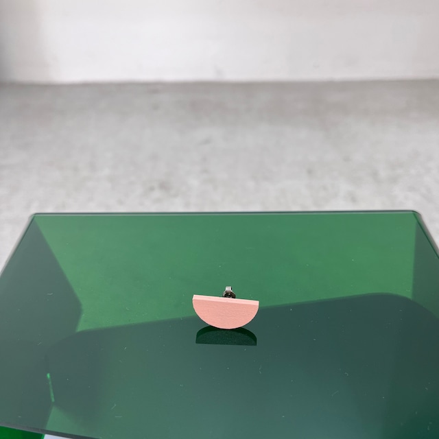 corchea /  half circle pierce【pink beige】