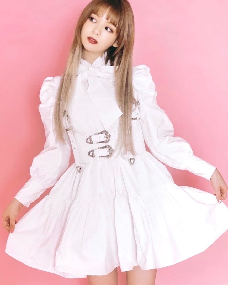 【ManonMimie】Harness Ribbon One-Piece | Manon Tokyo