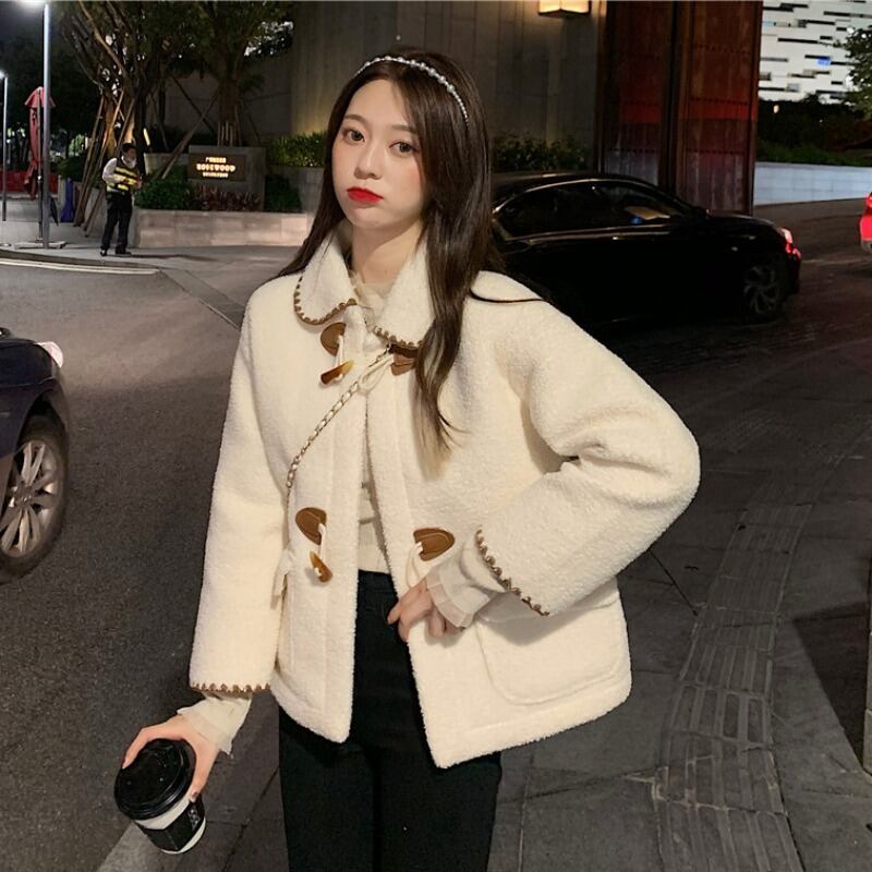 スプリングオータムバックルブラックトップス ロング 春物 秋物 YY-ファッション85953805162