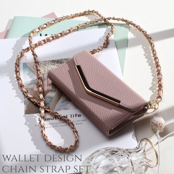 手帳型 iphone ケース ミラー付き チェーン ストラップ かわいい 14 14pro 12 13 mini おしゃれ SE 第2世代 第3世代 上品 11 pro 8 カード収納 肩掛け 大人 女性 ショルダー