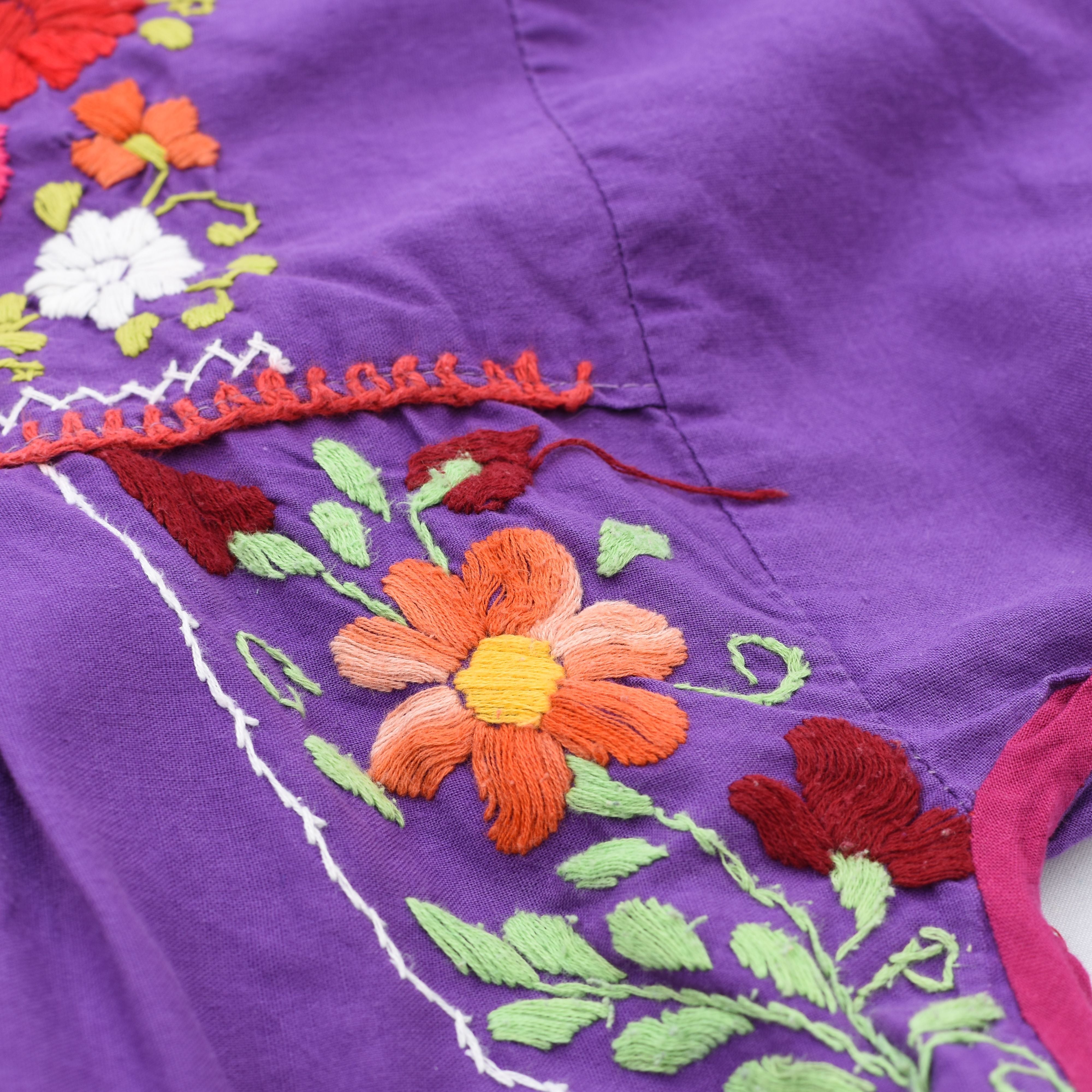 vintage embroidery Mexican one-piece PUR | 古着屋 grin days memory