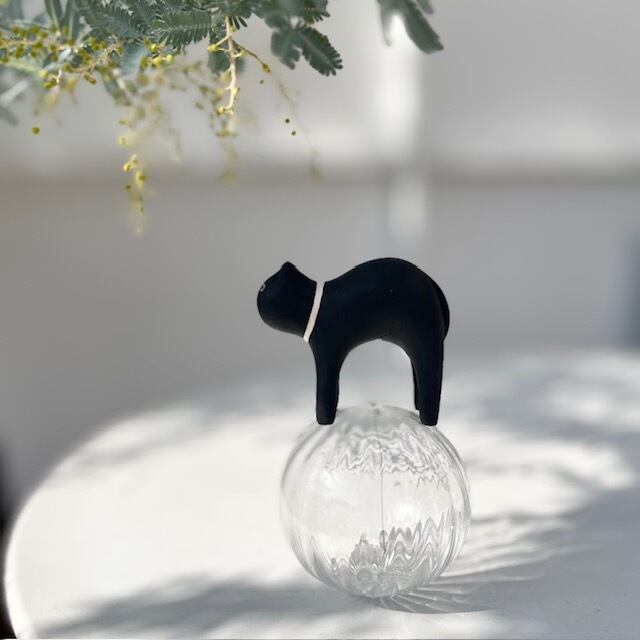 polepole（ポレポレ）ぽれぽれ動物 クロネコ | ihana design(イハナ