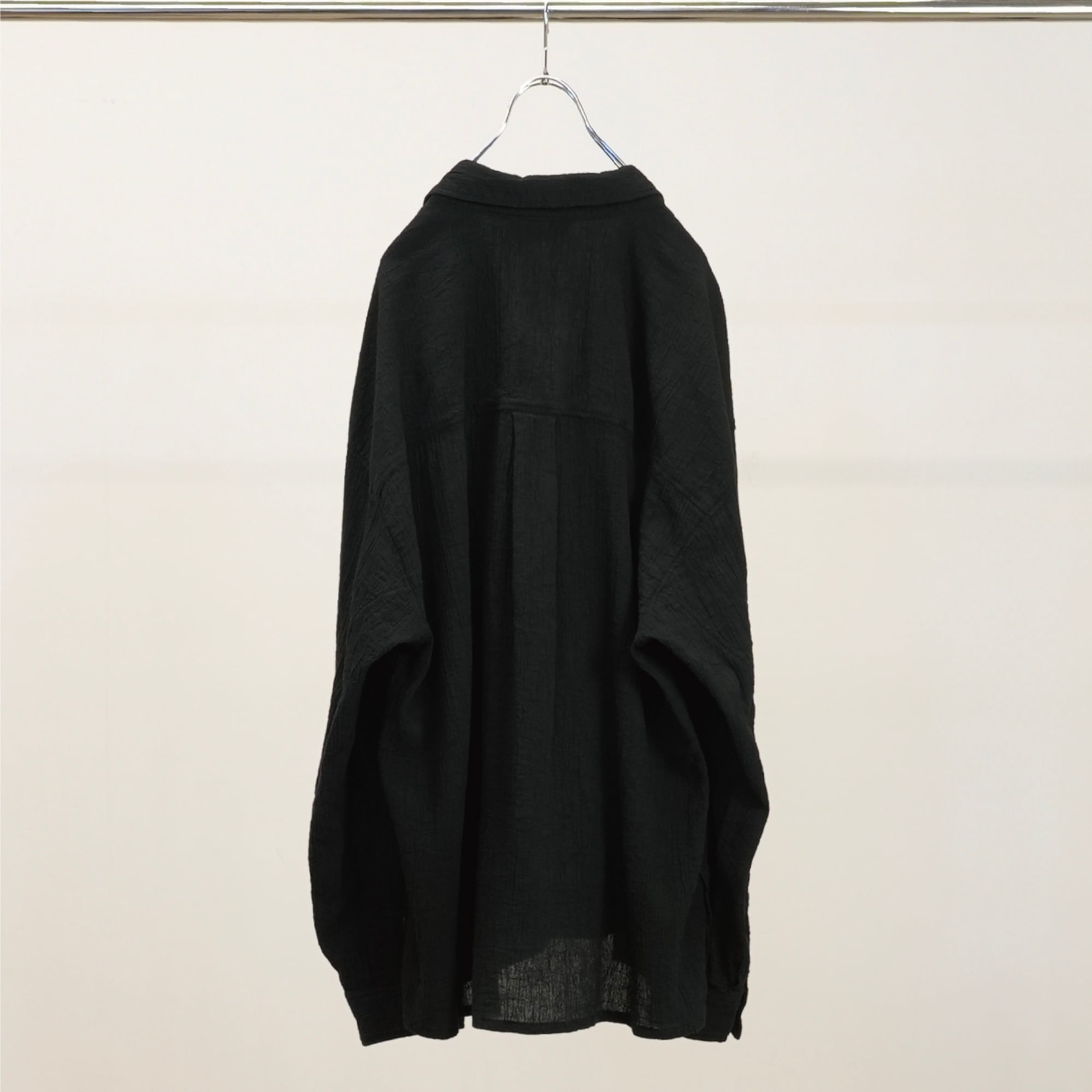 ANCELLM】 CREPE SHIRT JACKET 