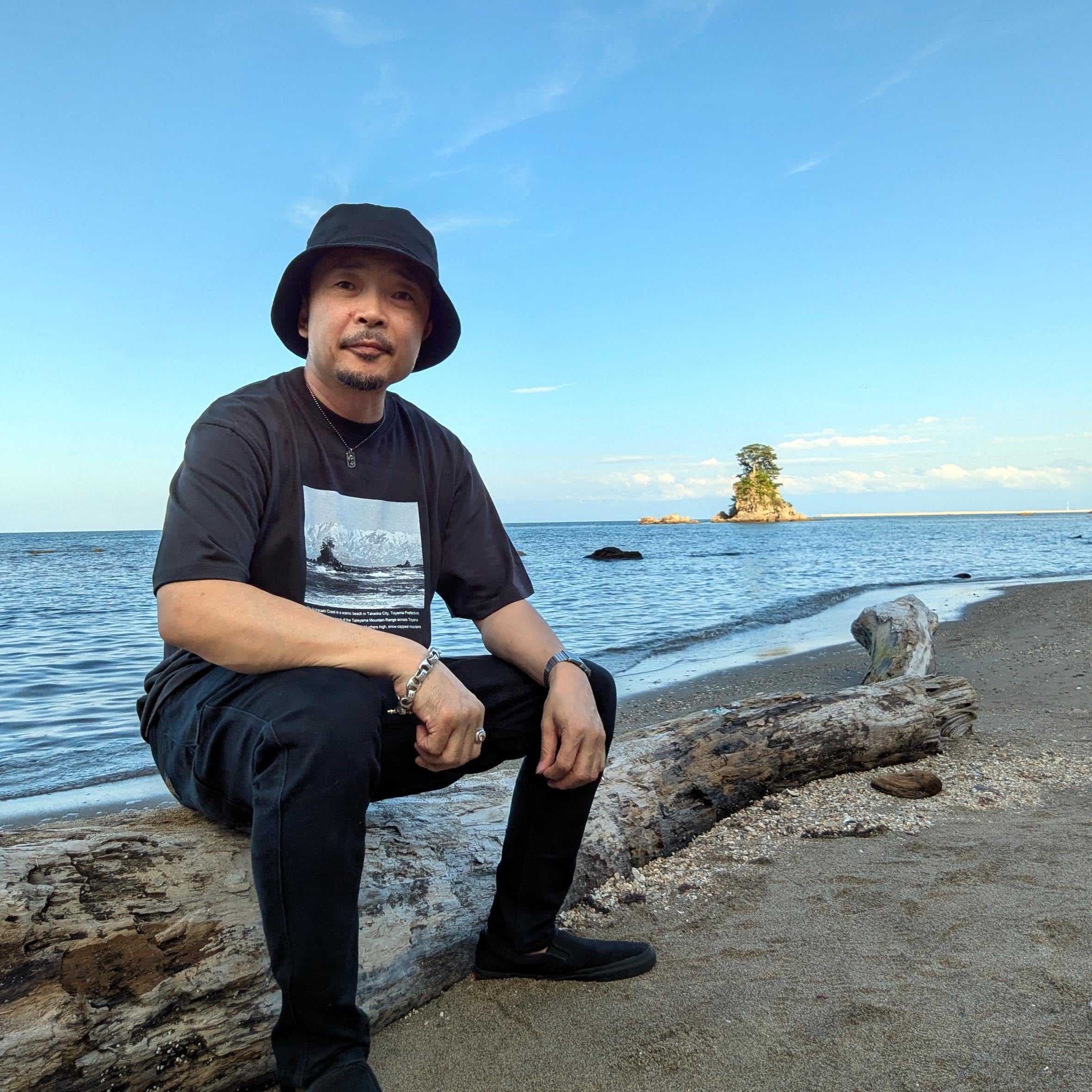 【富山百景シリーズ】Amaharashi coast Tシャツ【高岡市】