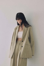 DU260514 Cut Off Design Jacket 【set up可】