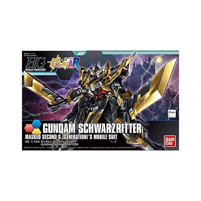 HGBF ガンダムビルドファイターズAR ガンダムシュバルツリッター 1/144