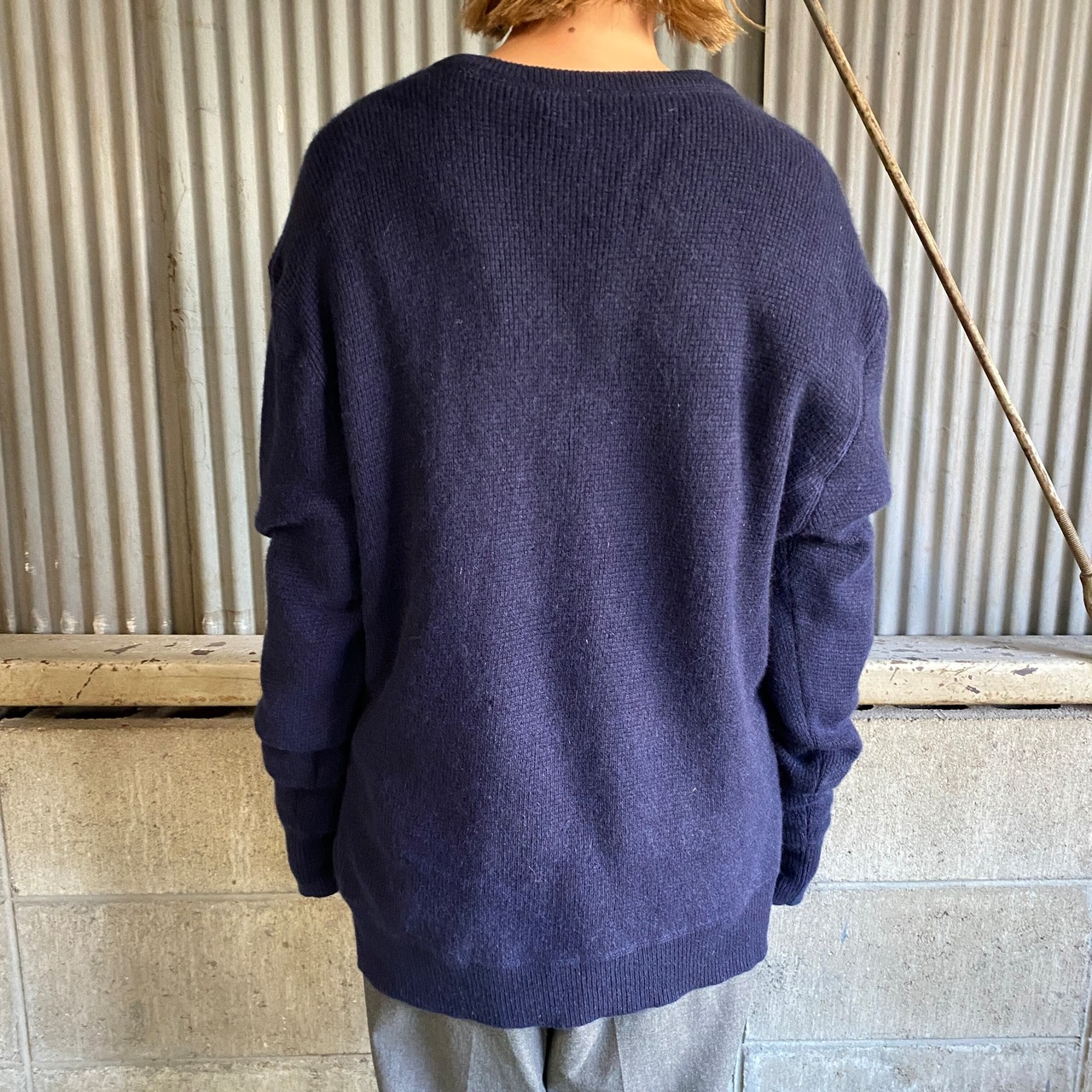 オールドラルフローレン ワッフル カシミヤ100％ ニットセーター 