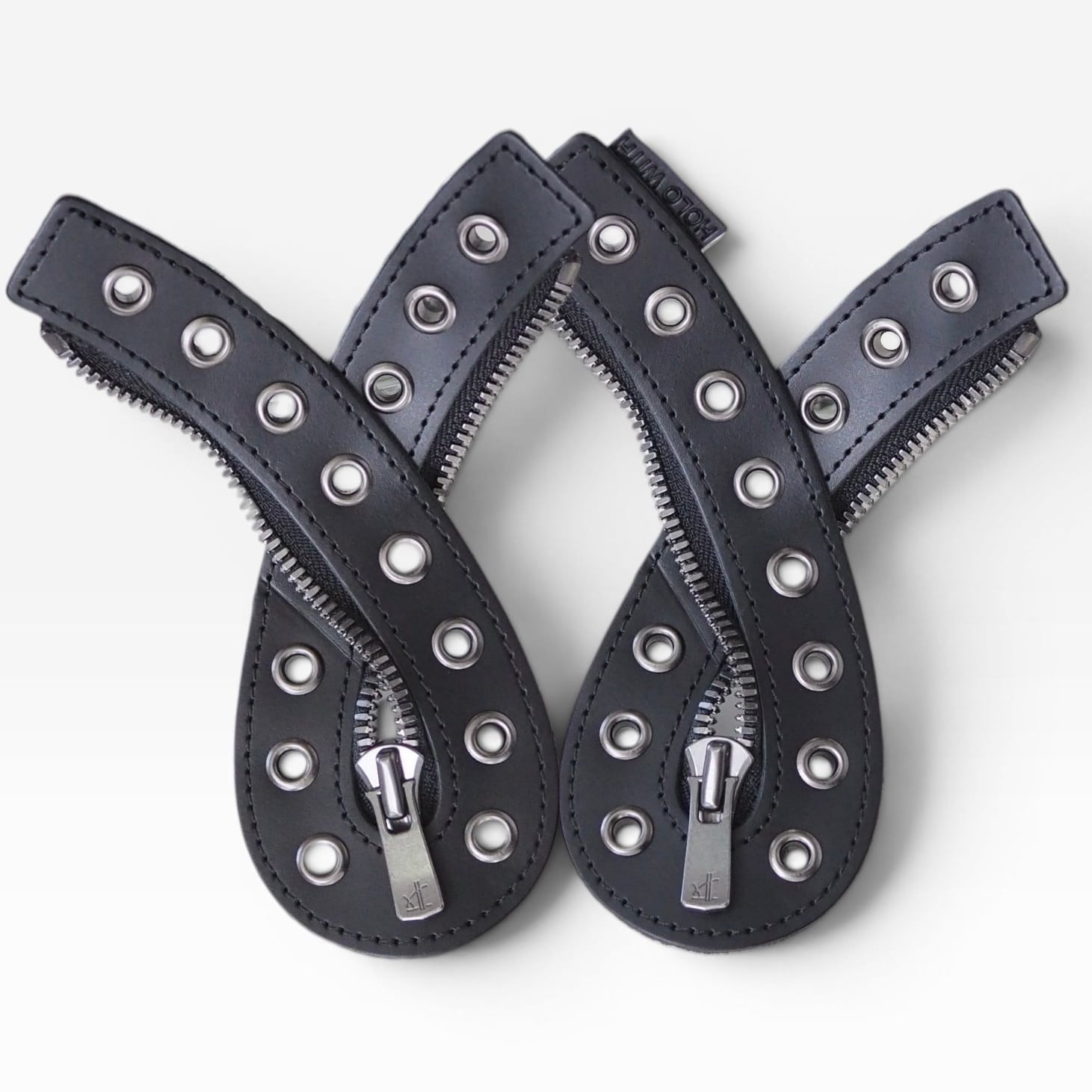 8hole】Custom Zipper Parts/Black | HOLO WITH