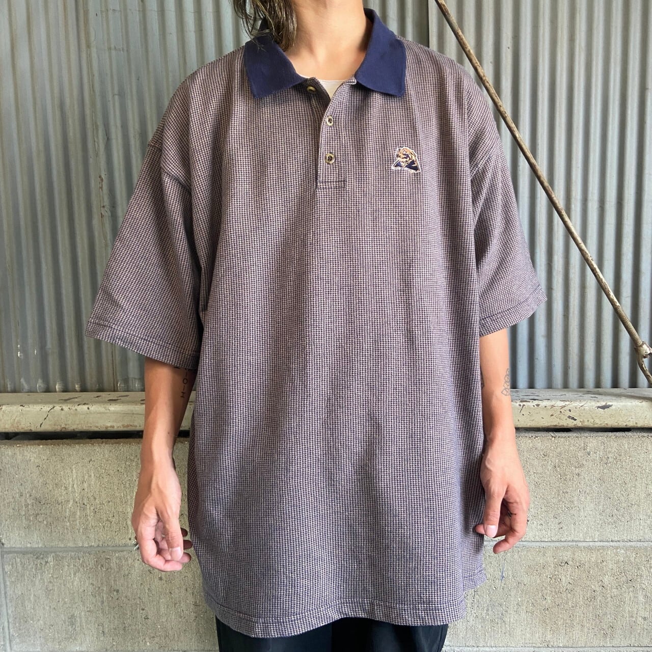 patagonia メンズ L グレー ポロシャツ古着屋購入STARstussy Patagonia