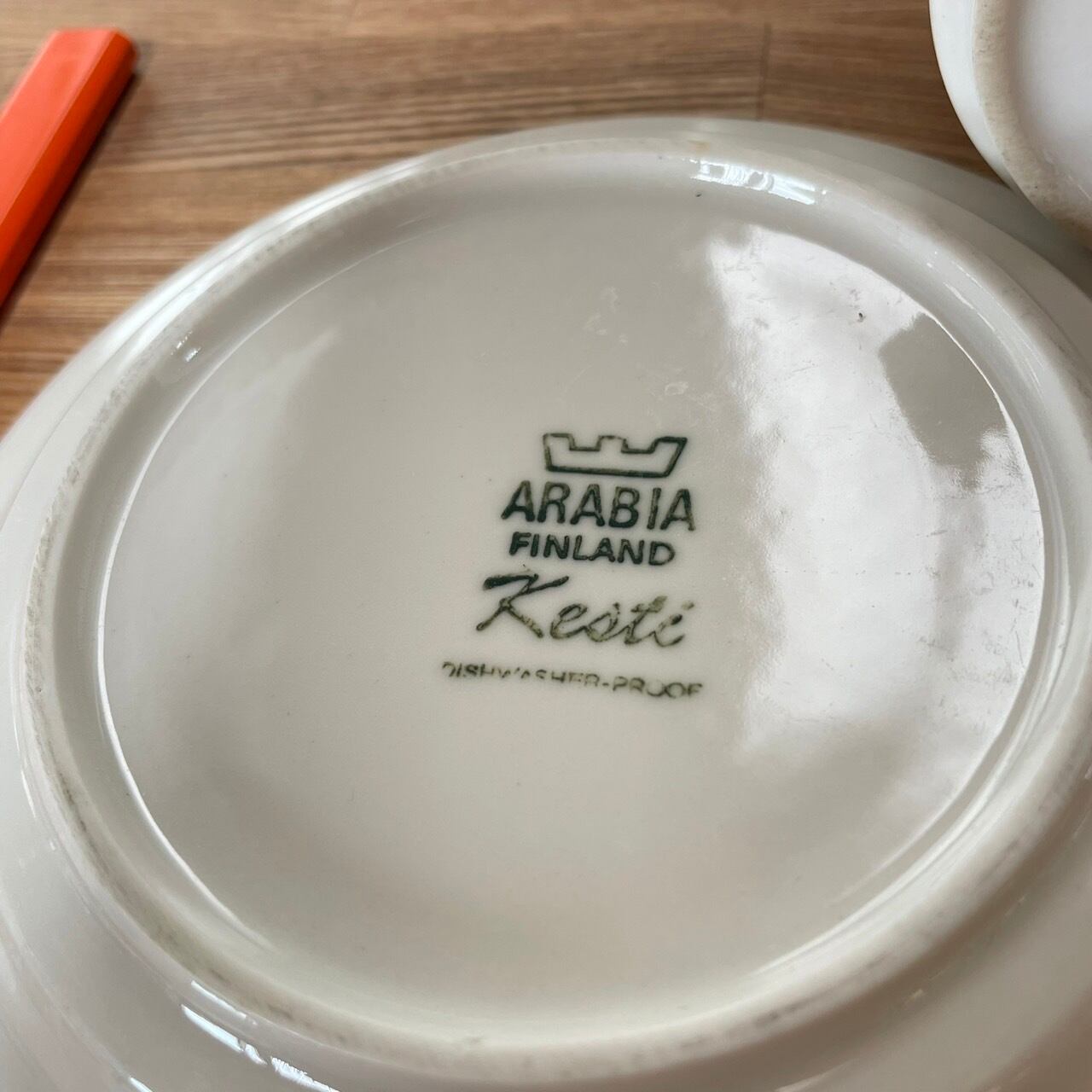 ARABIA アラビア Kesti ケスティ カップ＆ソーサー 一客 ホワイト
