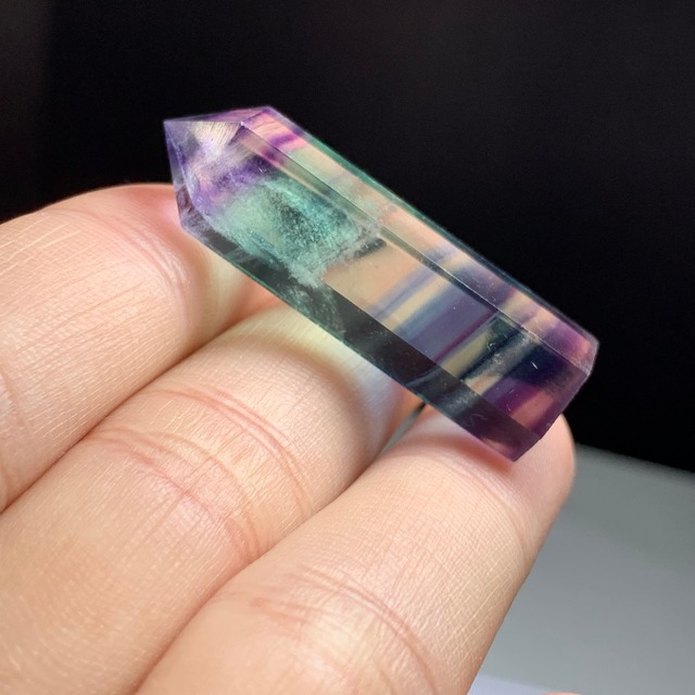 01.透明☆グラデーションフローライト ミニポイント