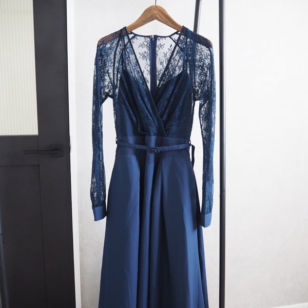 AMERI アメリ 未使用 LADY LACE VEIL DRESS レース ドレス 二次会 結婚