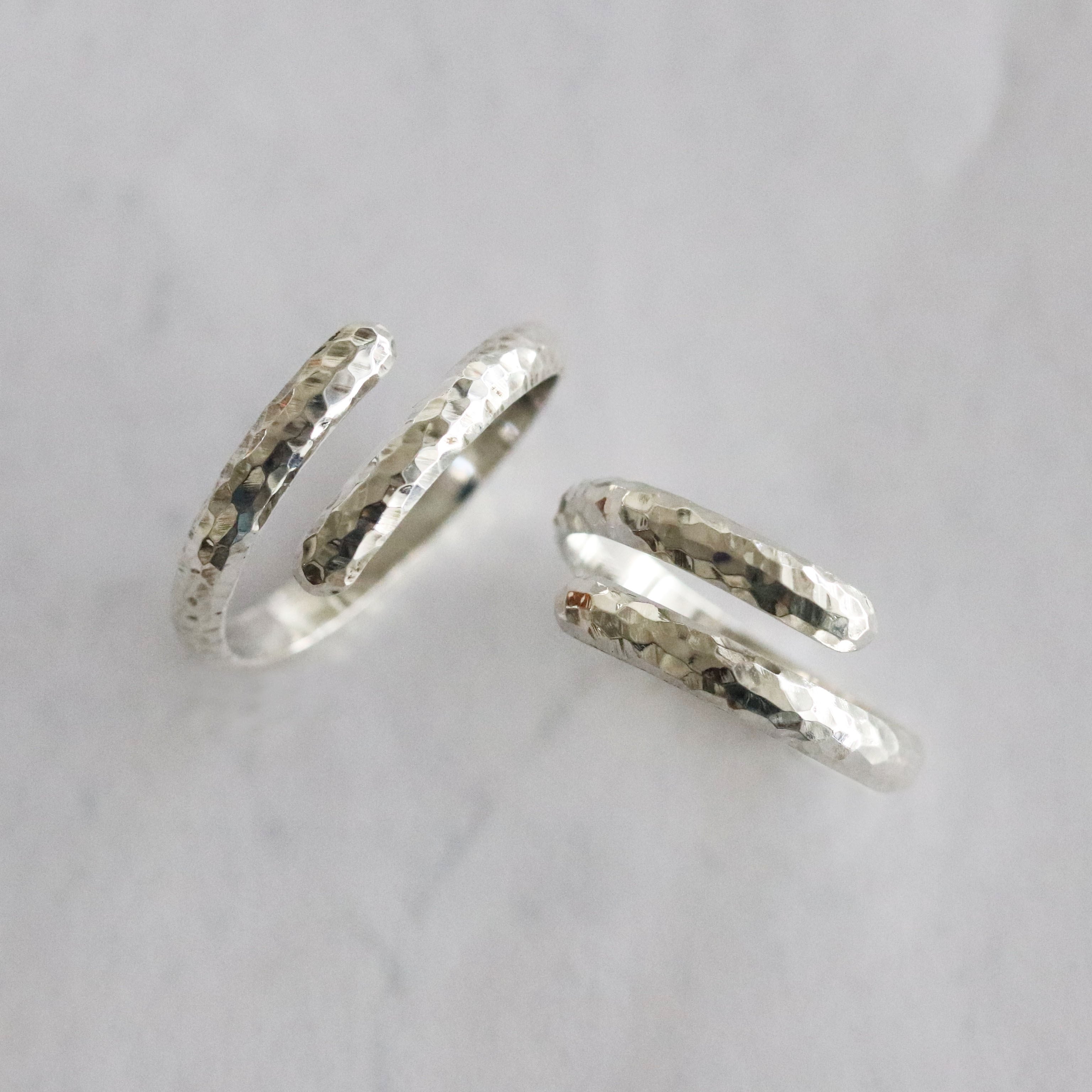 ペアリング】フリーサイズ_甲丸_槌目 | Somm Jewelry【ソムジュエリー】