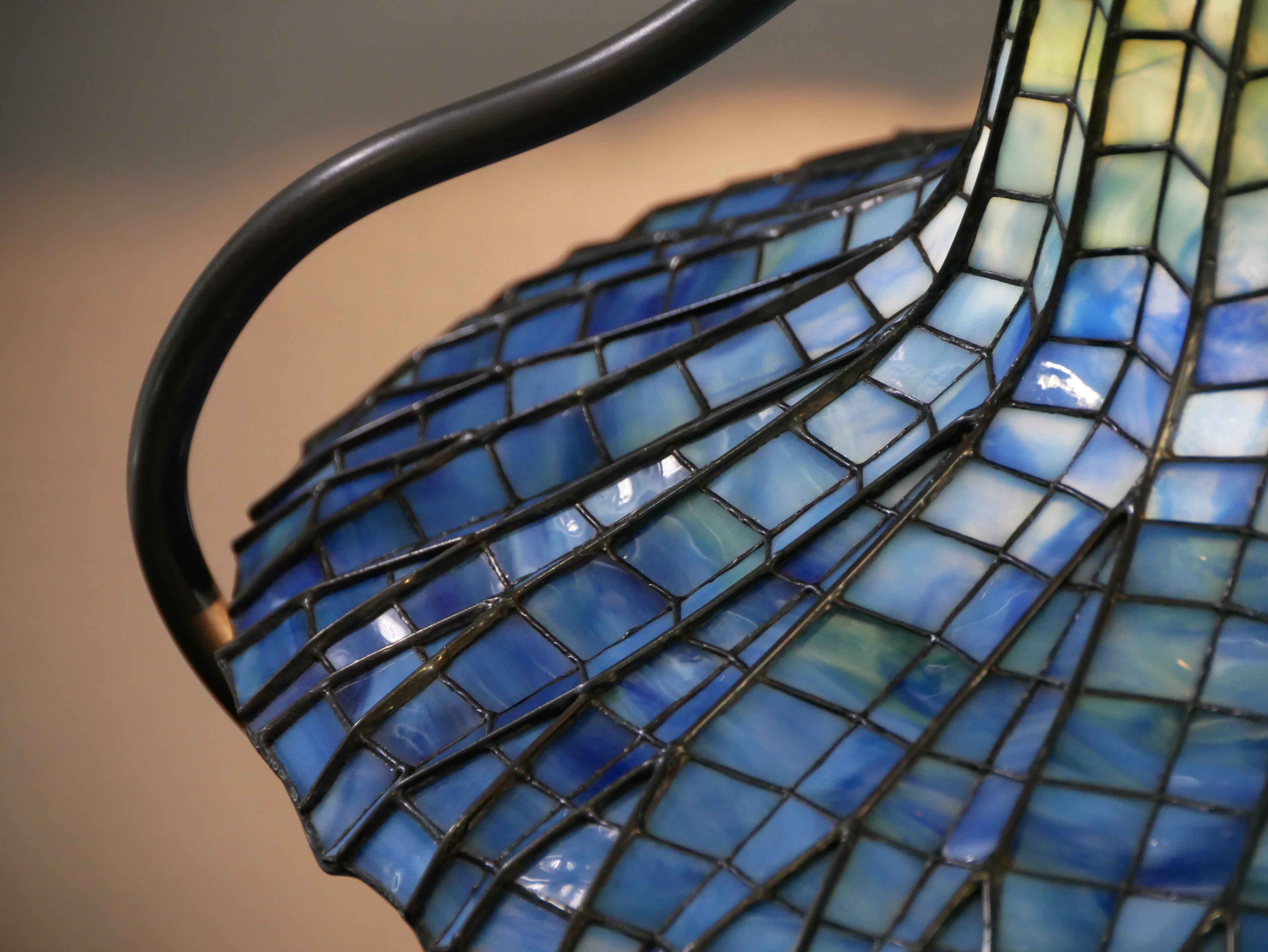 ステンドグラス】ティファニーランプ インテリア ロータスベル YY