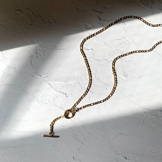 ＜stainless＞Kihei Figaro gold necklace