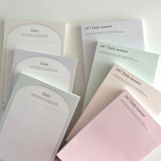 OH NYNY〔A5ノートパッド 24/7 4種類〕