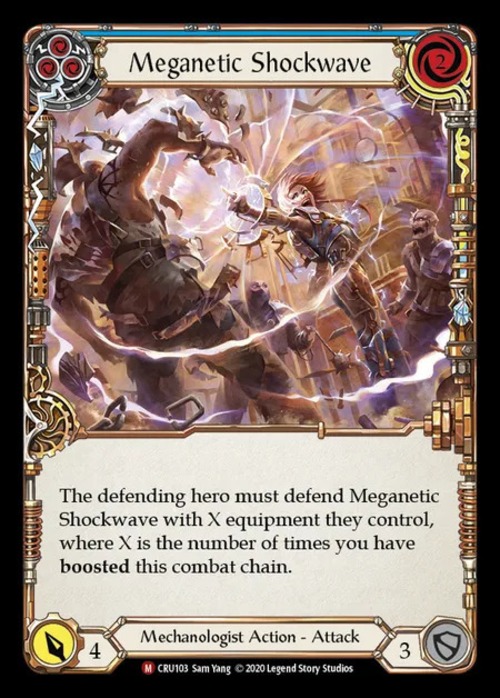 CRU103【EN】【Mechanologist】Meganetic Shockwave 初版 画像