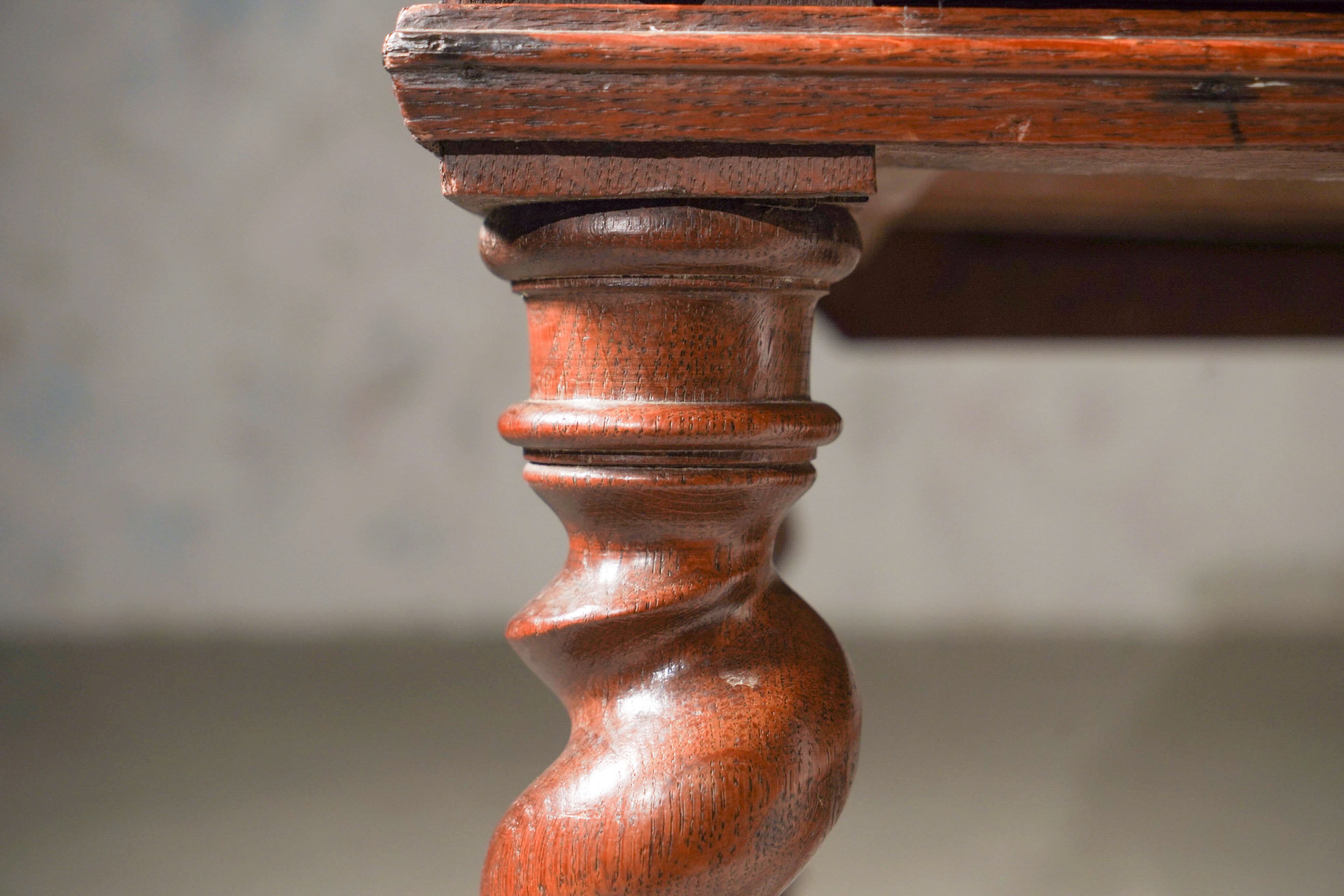 フランスアンティークテーブル　ツイストレッグ テーブル/デスク/ツイストレッグデスク/1880年代/フランス家具