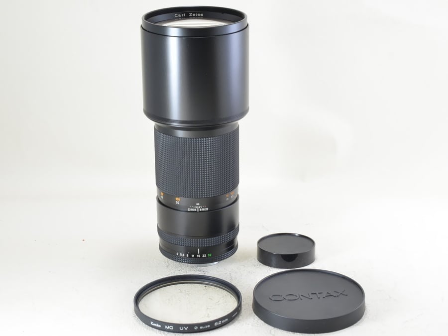 コンタックス CARL ZEISS TELE-TESSAR300mm F4レンズ動作良好です問題ございません