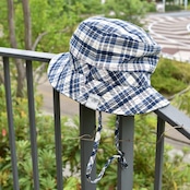 【gifthatオリジナル】 Gift hat check s/s bucket hat 全3種