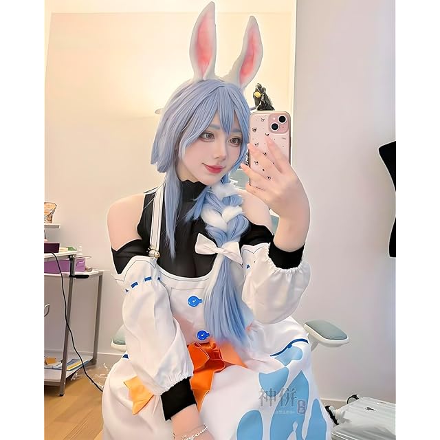 神併良品] ぺこママ コスプレ ウィッグ付き ぺこらマミー VTuber
