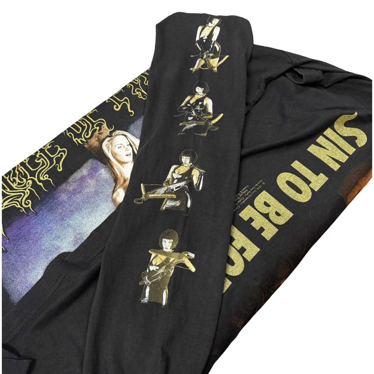 【CRADLE OF FILTH】クレイドル・オブ・フィルス "VAMPEROTICA / SIN TO BE FORGIVEN" 90's Vintage ロングスリーブTシャツ