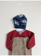 〖取寄〗韓国子供服 / 26winter / minirobe / ツートントレーナー / キッズ *S~XL*