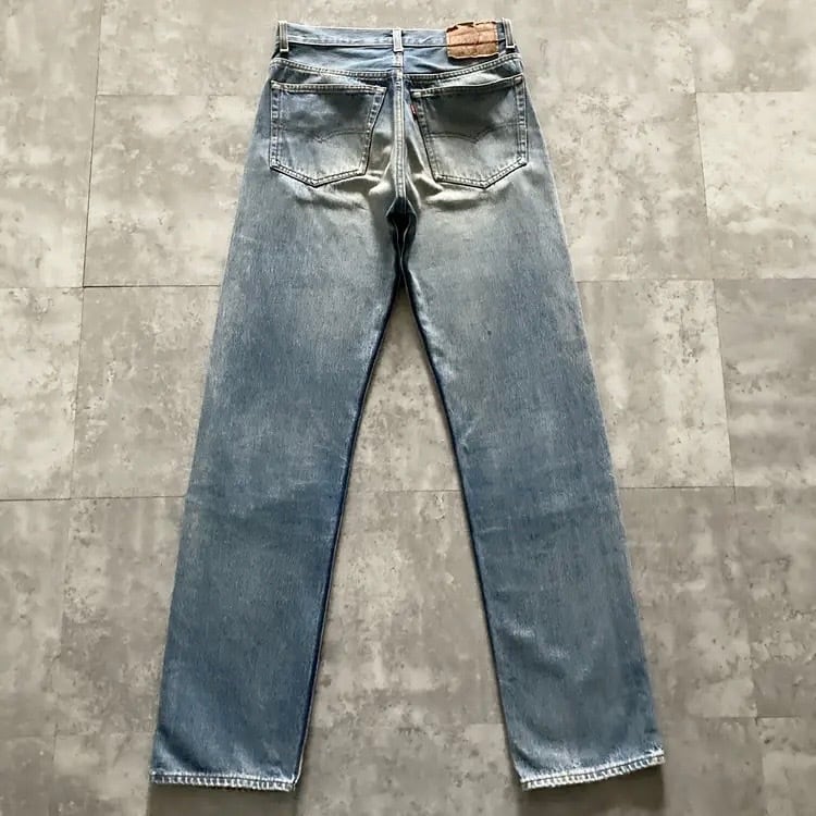 W31 L36】90's US.Levis 501 リーバイス バレンシア工場(555) ボタン裏