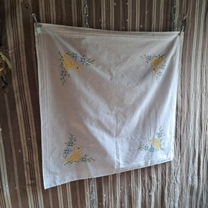 ヨーロッパ 刺繡クロス used [507059]