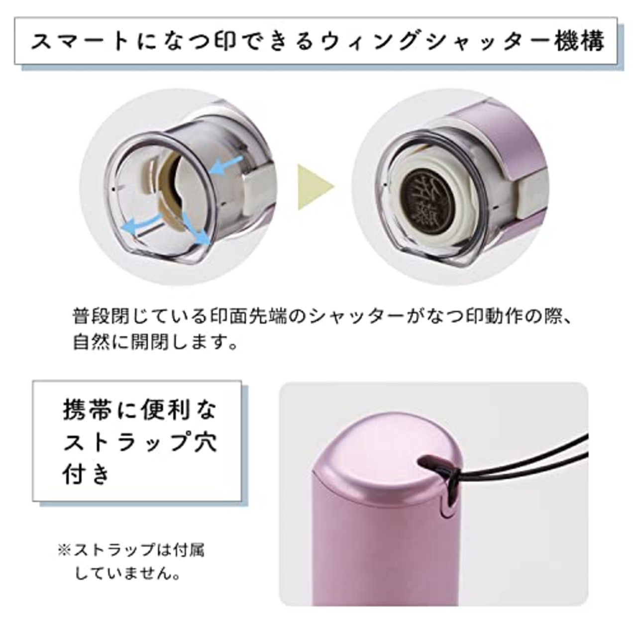シャチハタ 印鑑 ハンコ キャップレス9 メールオーダー式 スパークリング クリアカラー モヒートブルー XL-CLNSC6/MO
