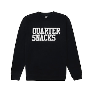 QUARTERSNACKS / DORM ROOM CREWNECK NAVY