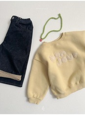 〖取寄〗韓国子供服 / 26winter / atomeme / ボンジュールトレーナー / キッズ *S~XL*