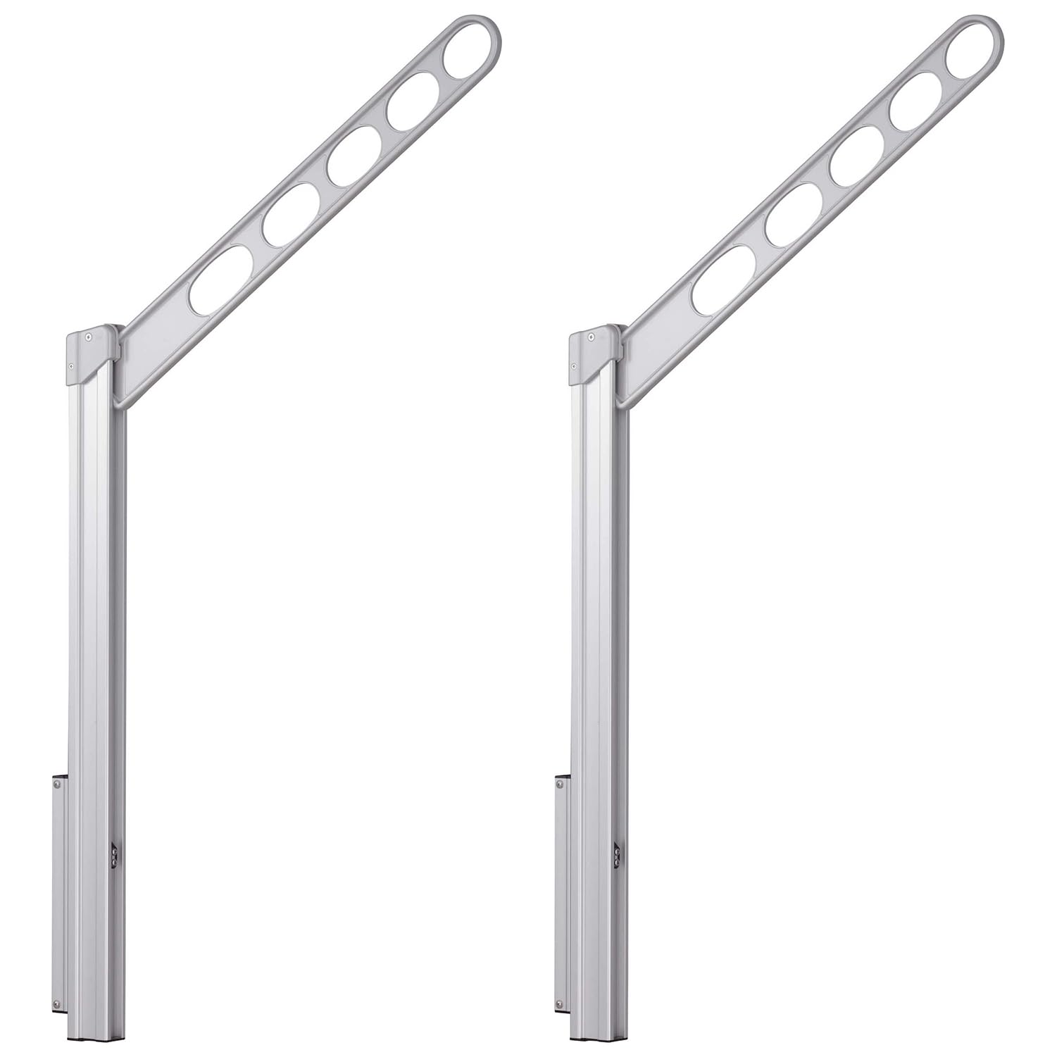 【在庫処分】川口技研 腰壁用物干し ホスクリーン GP-55-S シルバー 2本1組