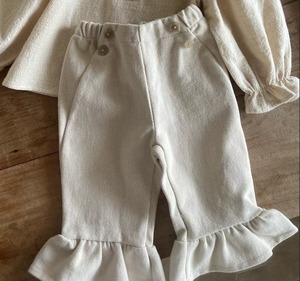 【先行〆9/15 23:59 5%OFF】2650 frill pants / ANNESHIRLEY
