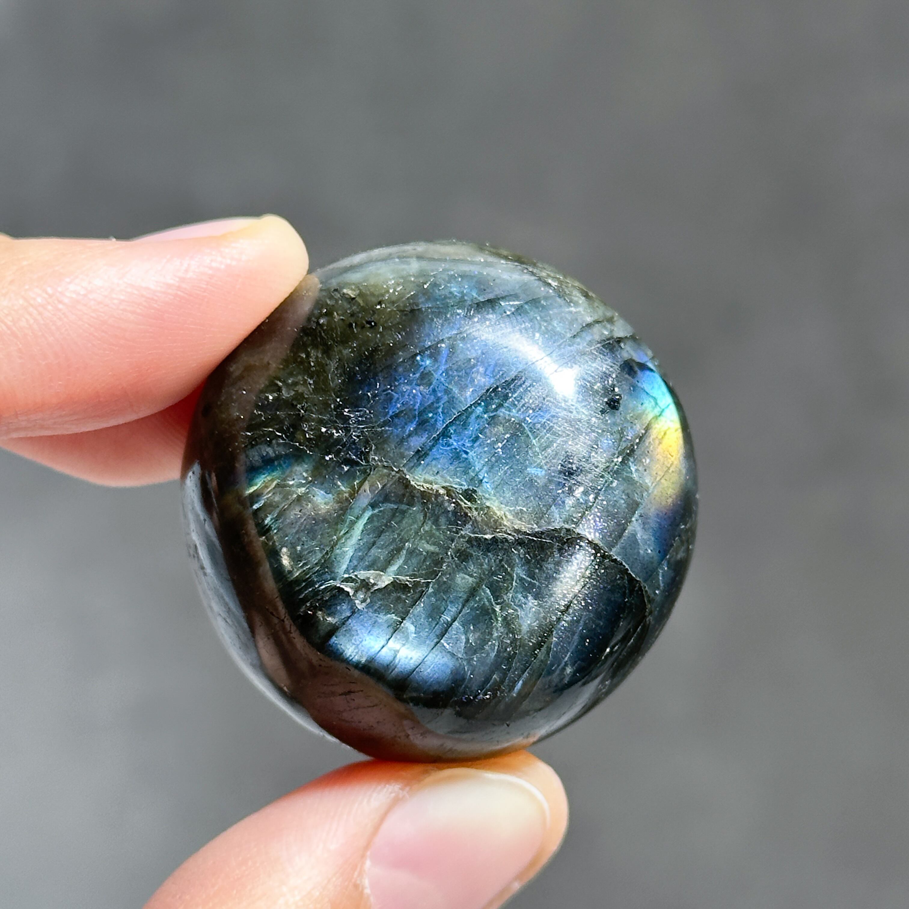 ラブラドライト パームストーン 06◇ Labradorite ◇天然石・鉱物