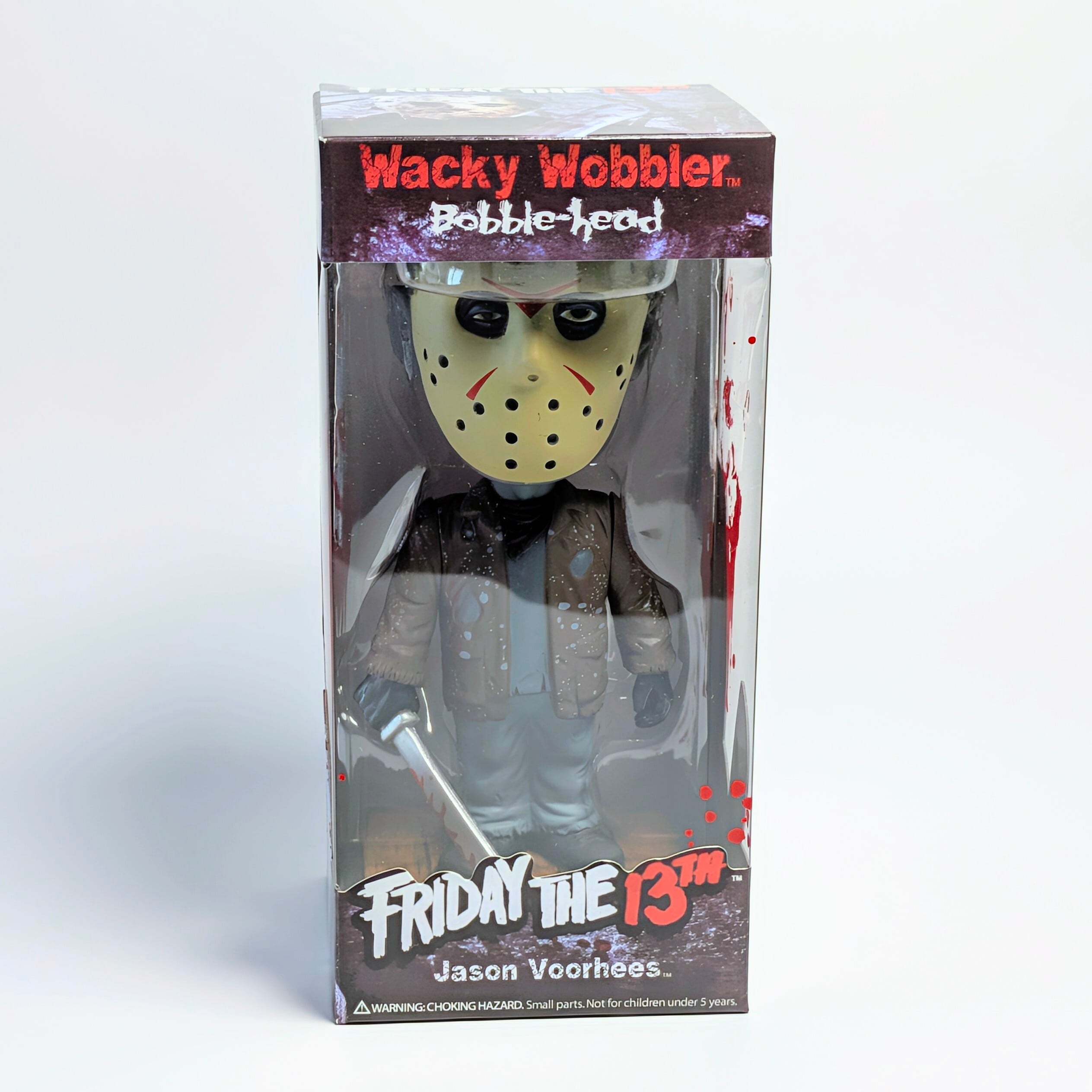 ✨️頭ビヨヨヨ〜ン✨️【 Friday the 13th 13日の金曜日 】『 ジェイソン・ボーヒーズ 』ジェイソン / ボビングヘッド / FUNKO ファンコ / WACKY WOBBLER（ワッキーワブラー）〚アメリカン雑貨 アメトイ〛