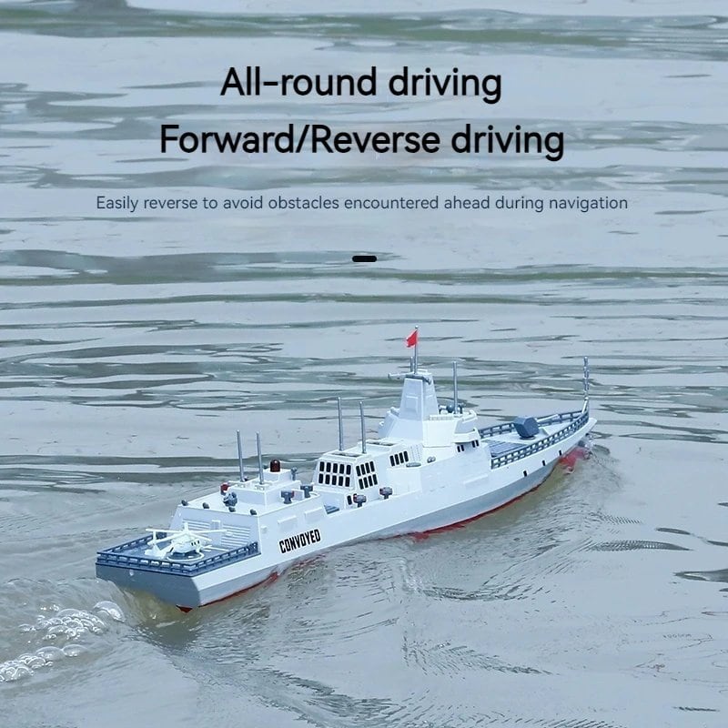 潜水艦ラジコン軍艦 模型 駆逐艦 電動 デュアルモーター 玩具