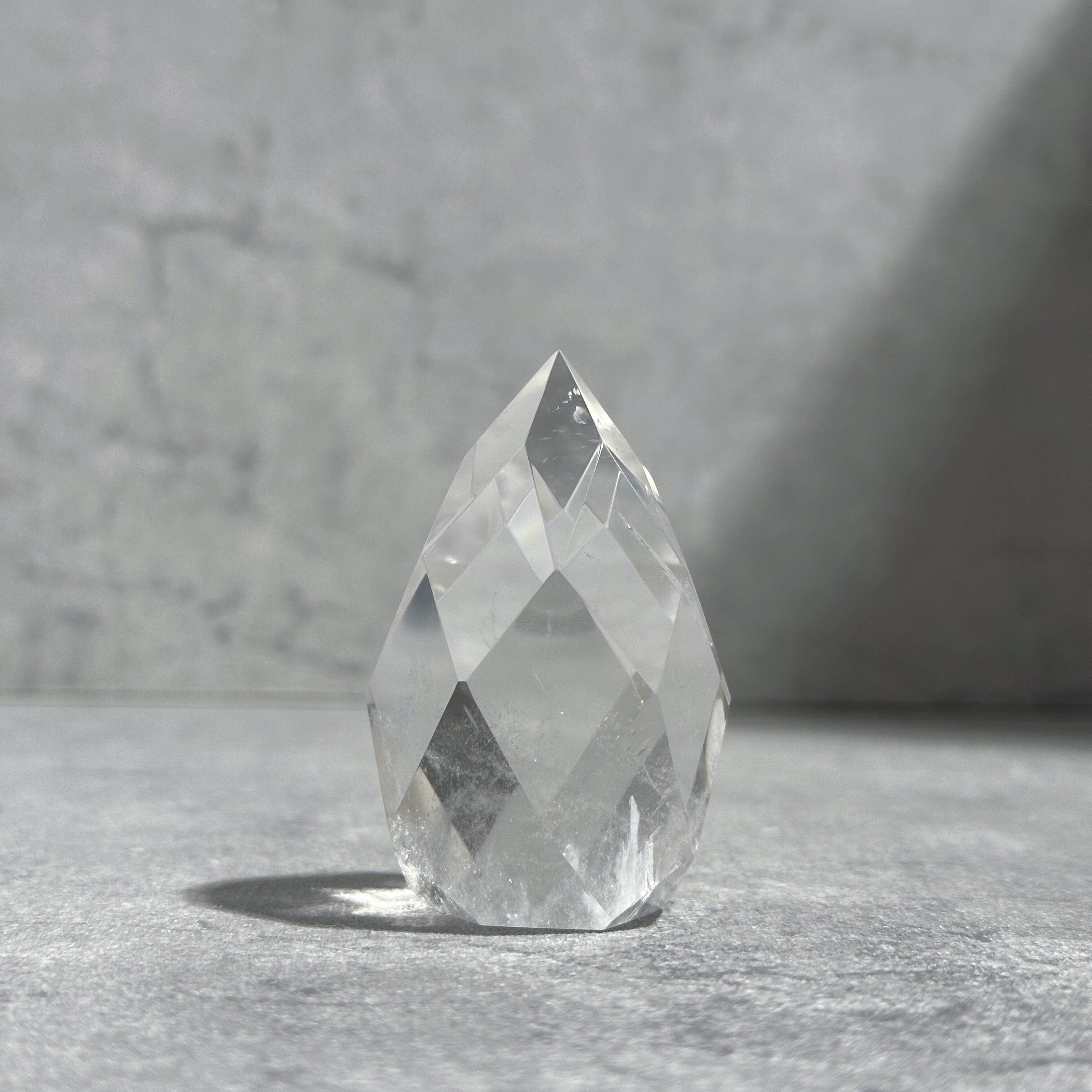 透明感◎ミナスジェライス産クリアクォーツ ファセットドロップ 04◇ Clear Quartz ◇天然石・鉱物・パワーストーン