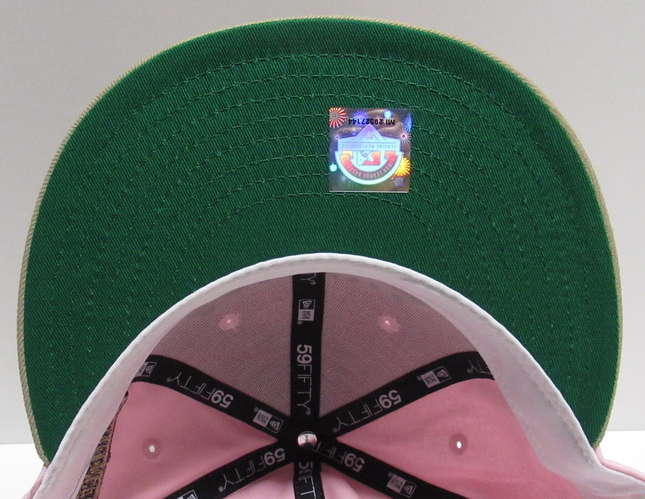 Exclusive NEW ERA 59fifty Buffalo Bisons　バッファロー・バイソンズ　Pink×Camel