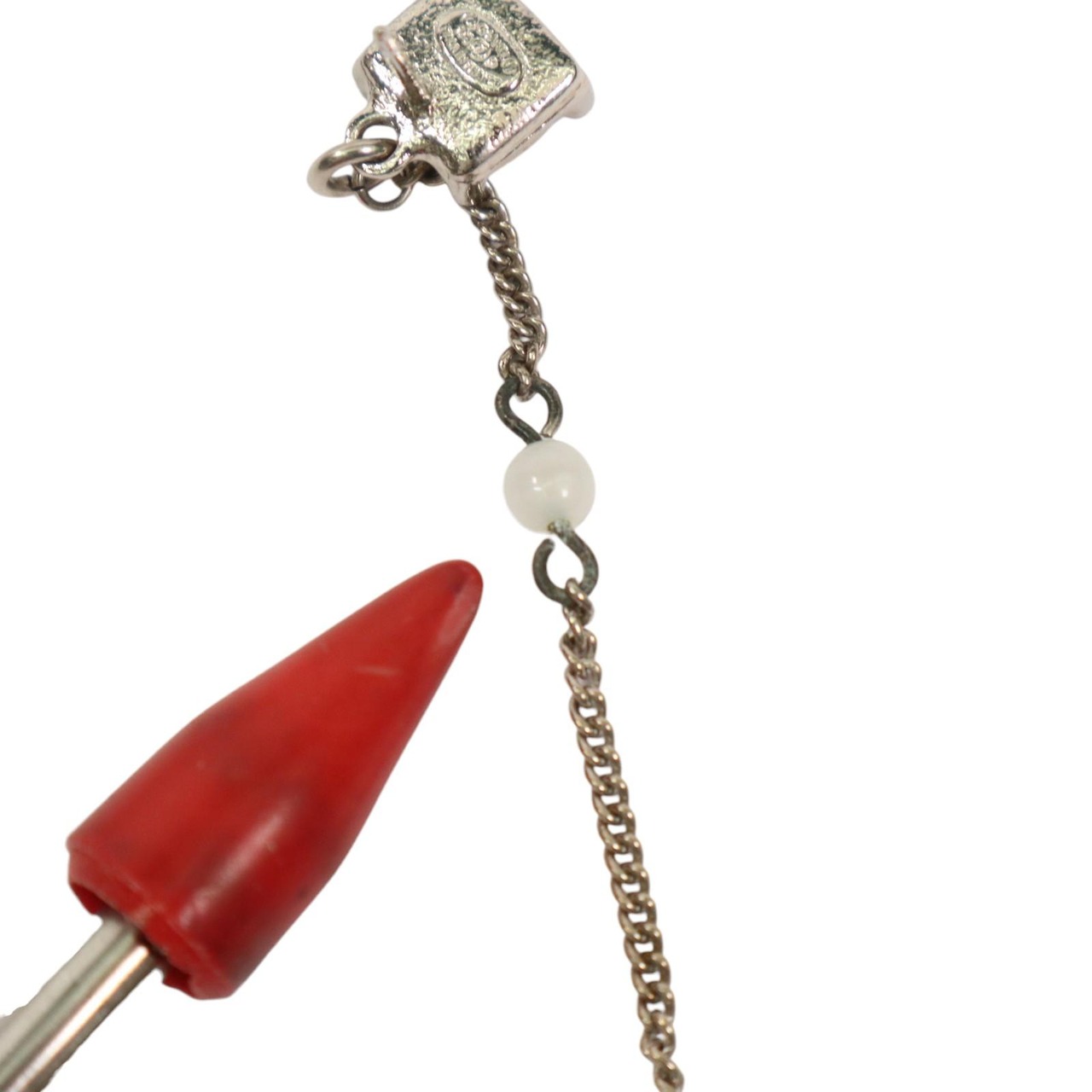 【最終処分SALE】CHANEL シャネル ココマーク ラインストーン×フェイクパール 06P スイングピアス ロングチェーン  ピアス A-6452