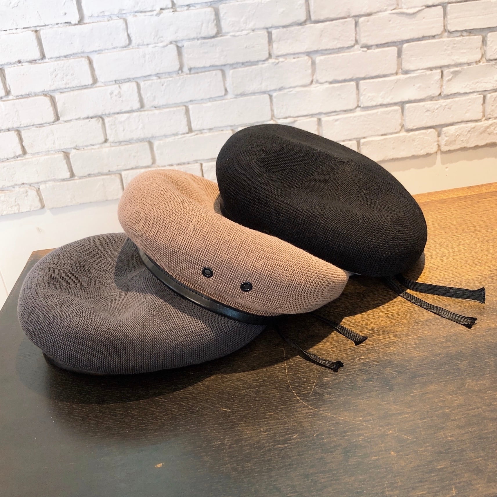 Barairo no Boushi ギマ糸プレート付き ベレーca4la