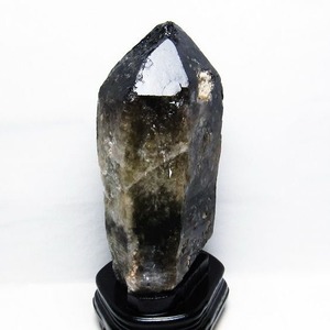 6.1Kg モリオン 黒水晶 原石 台座付属  一点物 191-375